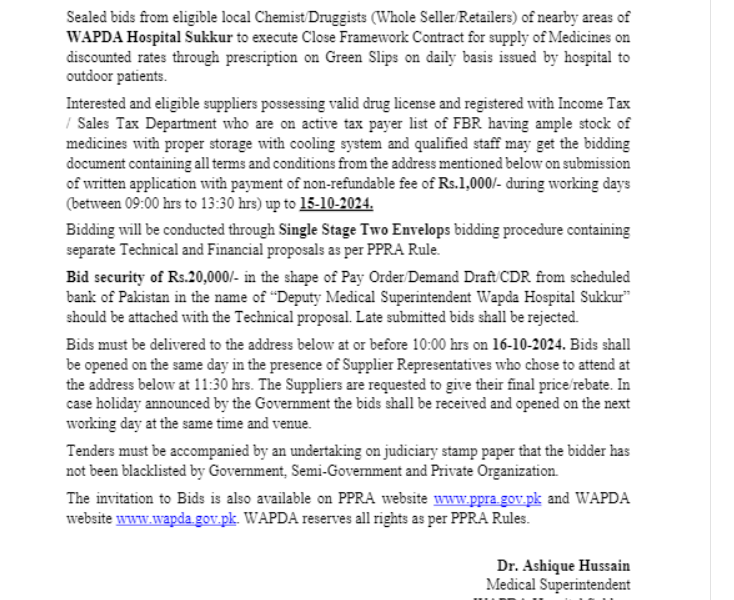 Supply of Medicines on discounted rates through prescription on Green Slips